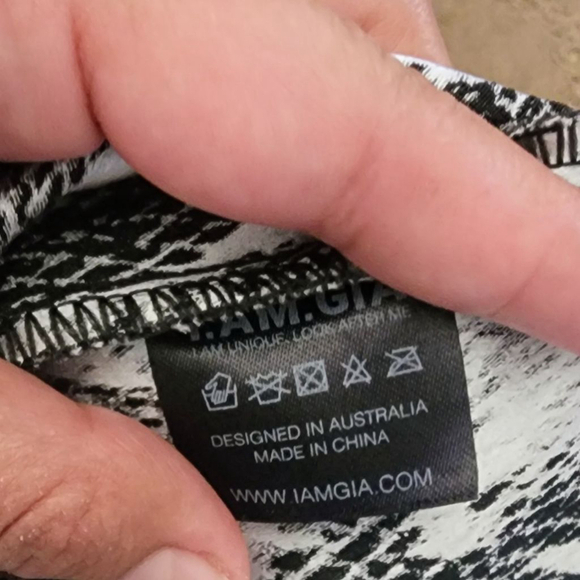 I.AM.GIA Slater Snake Print Zip-Front Pant XS - Picture 3 of 6